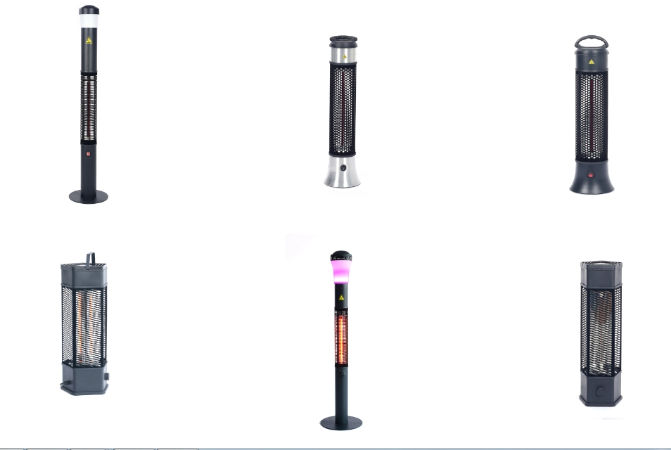 Waterproof heater for pergola