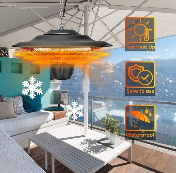 Nightclub patio heater waterproof