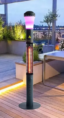 Waterproof table heater IP55