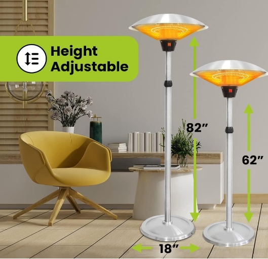 Ceiling heater for gazebo 1500W